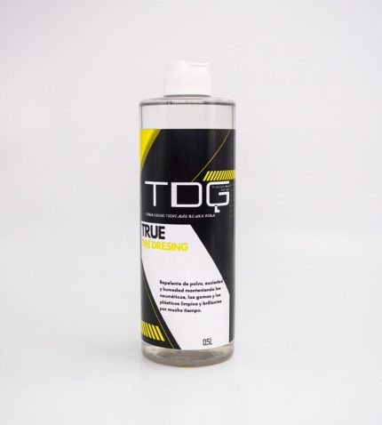 Botella de True Tire Dressing de 500 ml para el cuidado de neumáticos