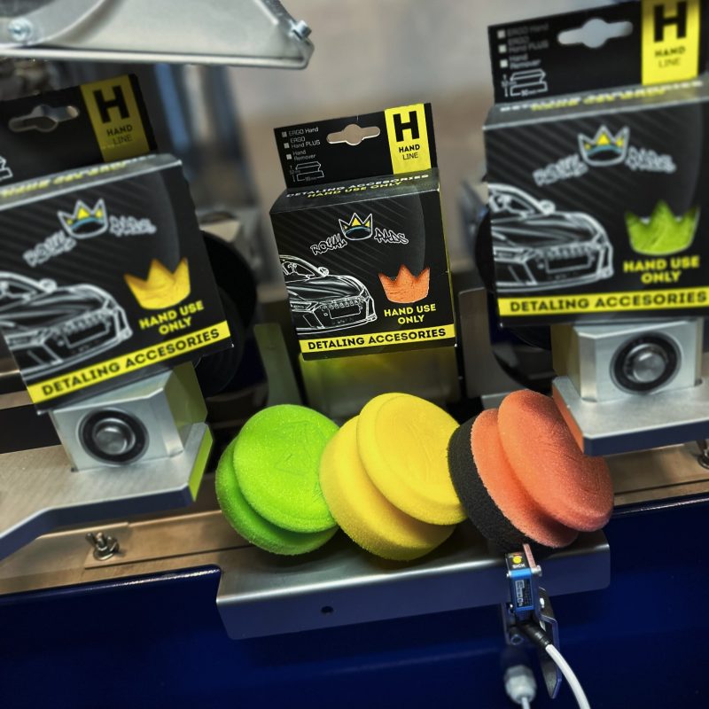 Set de almohadillas de pulido Royal Pads en diferentes colores y densidades para corte, pulido y acabado